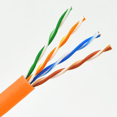Mua 1000FT Cat5e UTP mở rộng đến 350MHz Orange PVC Copper High Speed Network Cable online manufacture