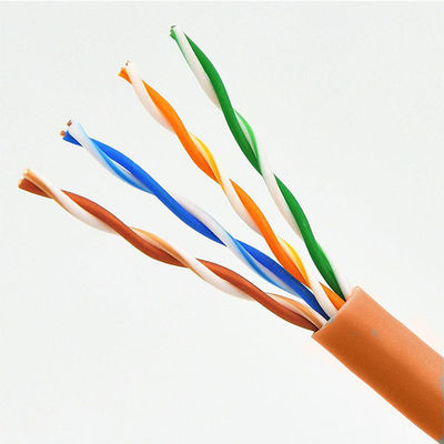 ซื้อ สายเคเบิล CMR UTP สะอาดแท้ Cat5e 24AWG ขยายไปถึง 350MHz 1000FT online manufacture