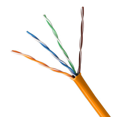 شراء لين UTP كابل CAT5E كابل CM Plenum كابل 24AWG 100MHz النحاس نقل البيانات المستقر 1000ft online manufacture