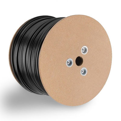 شراء 0.50mm النحاس الصلب FTP CAT 5E في الخارج PE + PVC أسود كابل شبكة مقاوم للماء online manufacture
