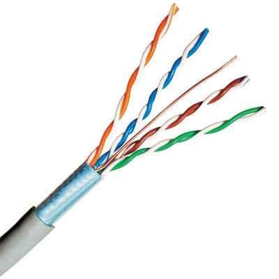 شراء FTP CAT 5E رمادي 0.515mm كابل إيثيرنت النحاسي فلوك 1000FT online manufacture
