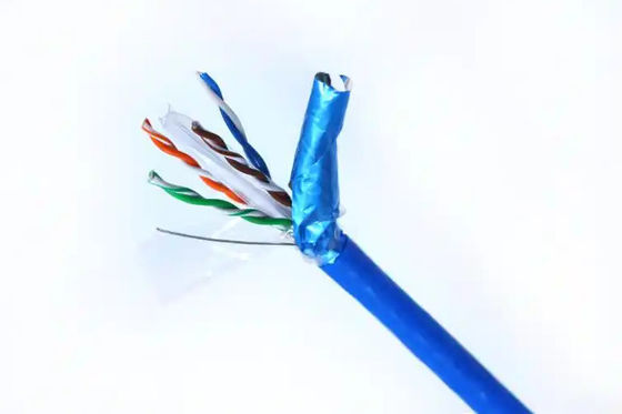 comprare Cavo Ethernet CAT5E FTP PVC Blu per implementazioni di rete su larga scala online manufacture
