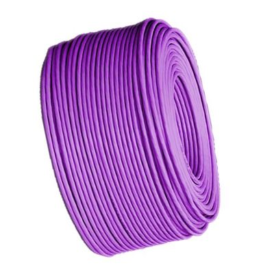 Αγορά Πορφυρό καλώδιο δικτύου LSZH Jacket 1000FT 24AWG 100MHz CAT5E SFTP online manufacture