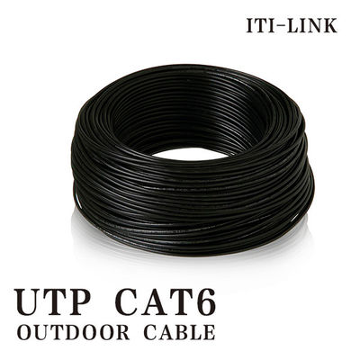 acheter UTP à grande vitesse CAT6 câble réseau câble 23AWG adhésif de remplissage en PE en extérieur online manufacture