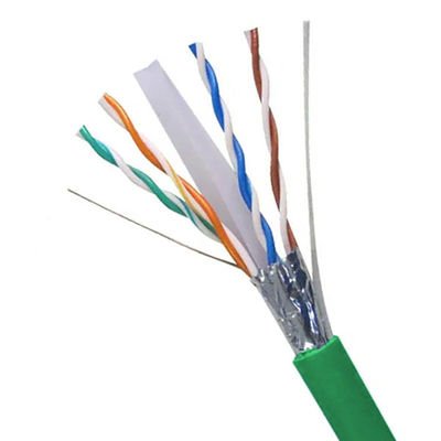 Αγορά Χονδρικό 1000FT Cat6 FTP LSZH Jacket 0.560mm Καθαρό χαλκό 1Gbps Ethernet καλώδιο online manufacture