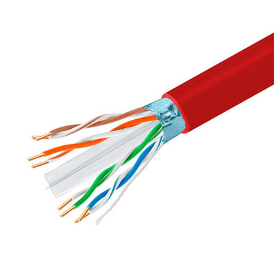 kupować Czerwony PVC FTP CAT6 Kabel 250MHz Lan Kabel 23AWG 1Gbps Specjalny Kabel do Projektu online manufacture