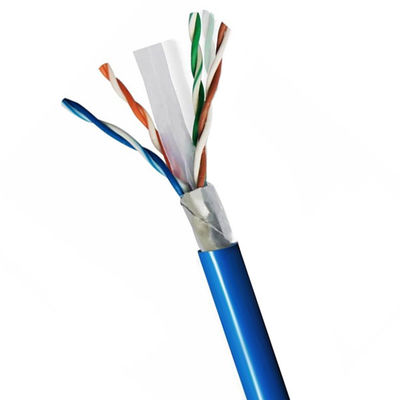 kaufen 1 Gbps FTP CAT6 Kabel Blau 1000FT 23AWG Solid Bare Kupfernetzwerkkabel online manufacture