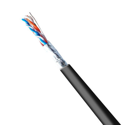কেনা কালো Cat6 FTP 23AWG আউটডোর পিই জ্যাকেট নেটওয়ার্ক ক্যাবল 550MHZ 1000FT পর্যন্ত প্রসারিত online manufacture