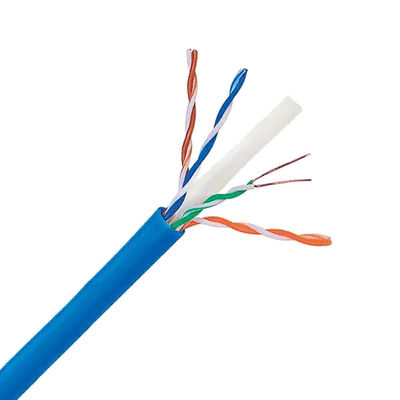 خرید کابل CAT6A UTP با سرعت بالا، 23AWG، مس خالص، 10 گیگابیت بر ثانیه، 500 مگاهرتز، آبی، 1000 فوت online manufacture