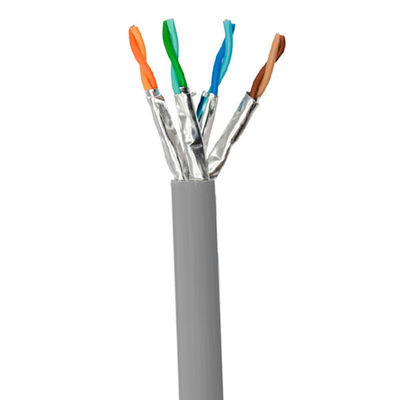 kupować PVC kabl Ethernet dużych prędkości 1000FT Cat6A UFTP Grey Kabl 500MHz 23AWG online manufacture