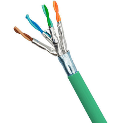 Купить Зеленый LSZH Jacketed FFTP CAT6A кабель 23AWG для выделенных центров обработки данных online manufacture