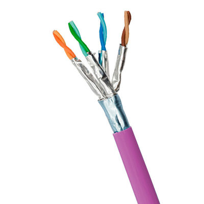 Buy LSZH Jacket F FTP CAT6A F FTP Cable  23AWG Network Cable 1000ft online manufacture