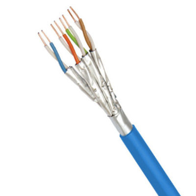 Beli 23AWG FFTP CAT6A Kabel Biru LSZH 10Gbps Kabel Jaringan Kecepatan Tinggi 1000Ft online manufacture