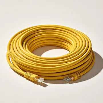 kaufen 10 Gbit/s 500 MHz CAT6A F/FTP-Kabel 23AWG Massiv Gelb LSZH IEC60332-1 Hochgeschwindigkeit online manufacture