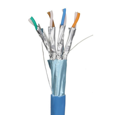 kaufen Geschirmtes CAT6A FFTP Netzwerkkabel 23AWG 10 Gbit/s 500 MHz Blau LSZH für Innenräume online manufacture