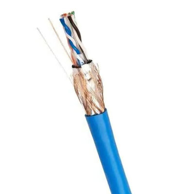 comprar Transmisión de datos segura al por mayor con cable SFTP Cat6A de frecuencia de 500 MHz y material de conductor de cobre online manufacture
