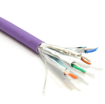 satın al CAT6A SFTP Kablosu LSZH Veri Merkezi İşletme Endüstriyel Ağı için Kalkanlı Toplu LAN Kablosu online manufacture