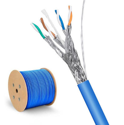 acheter SFTP CAT7 23AWG 600MHz câble de réseau en PVC bleu pour le transfert de données à 10 Gbps online manufacture