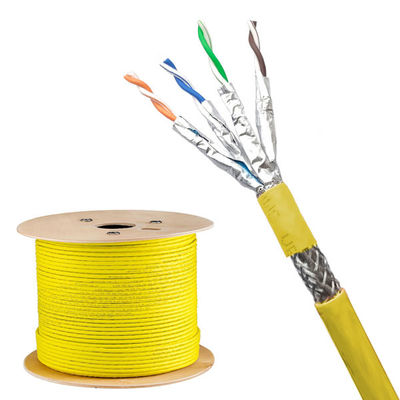 kaufen Gelbes S FTP CAT 7A Geschirmtes LSZH Kabel 1000MHz PVC Ethernet Kabel online manufacture