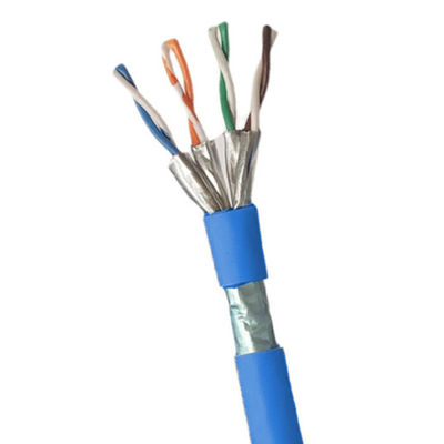 شراء أسود CAT8 FFTP LSZH 22AWG النحاس 40Gbps كابل لنقل البيانات 1000ft online manufacture