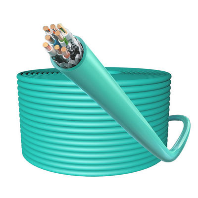 주문 녹색 LSZH SFTP CAT8 케이블 40Gbps 데이터 센터 LAN 케이블 패스 플룩 테스트 1000ft online manufacture