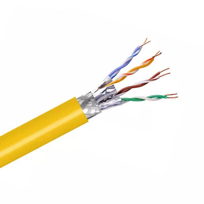 kopen Massief Koper SFTP CAT 8 LSZH Gele Mantel voor Industriële Netwerken online manufacture