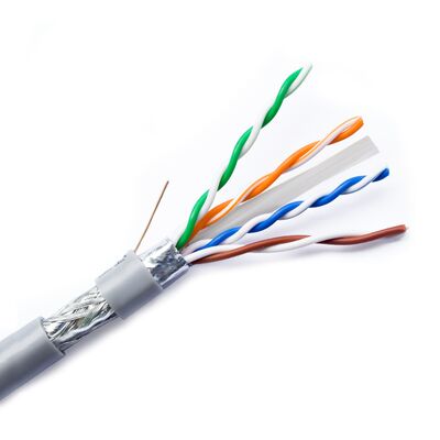 購入 CAT6 SFTPケーブル 500ft 遮蔽型LANケーブル,固銅 23AWG 企業産業用 online manufacture