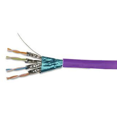 kupować Przemysłowy kabel LAN CAT6A FFTP ekranowany LSZH z miedzi jednodrutowej do sieci 5G i automatyki online manufacture