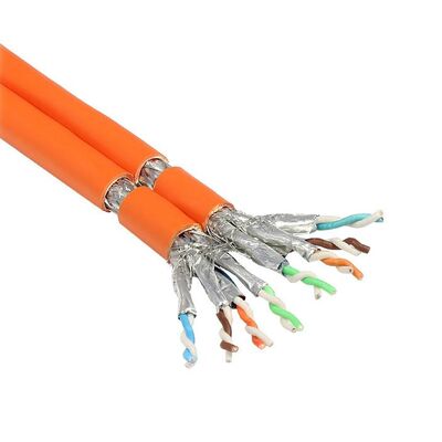 comprar Cabo UTP CAT6A Blindado Construção de Par Trançado de 4 Pares Entregando Transmissão de Sinal e Interferência Reduzida online manufacture